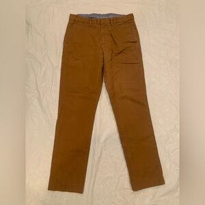 J Crew Bowery Slim Chino Men’s Tan Pants Size 32x32